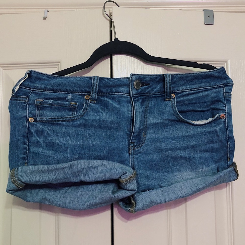Denim shorts